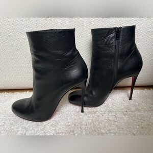 Christian Louboutin Black Fifi ankle boot 38.5 110mm